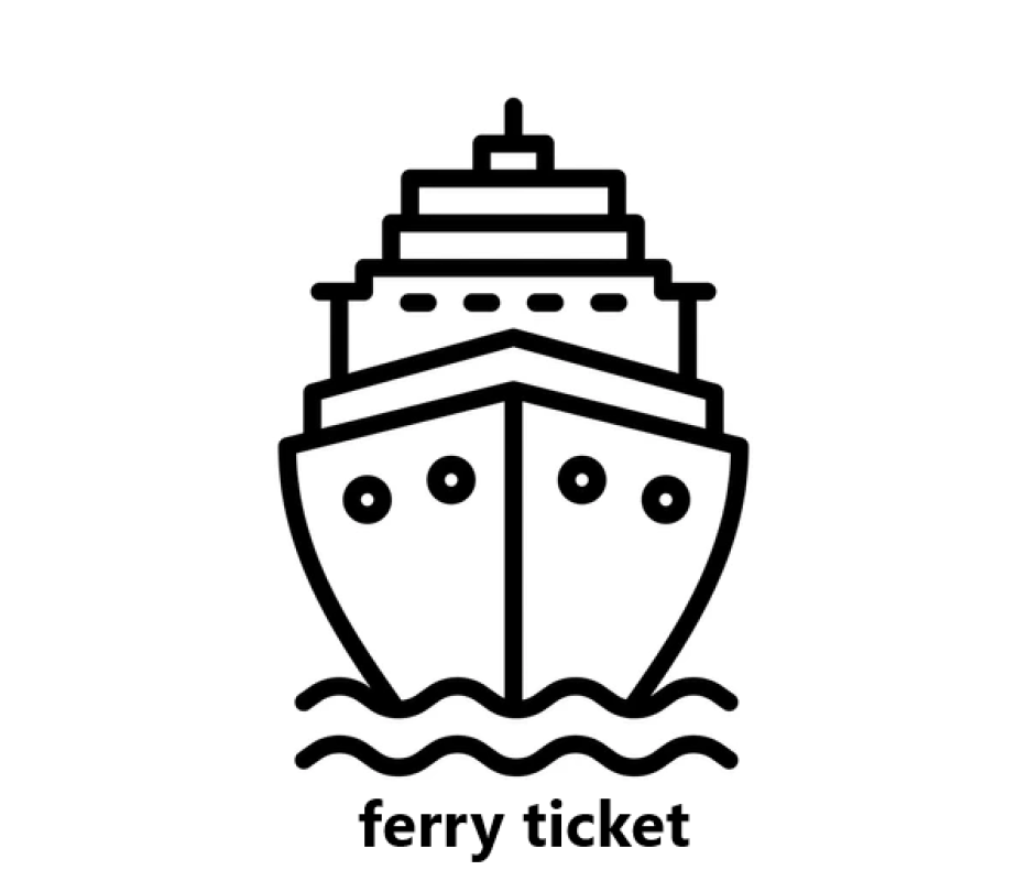 Ferry ticket